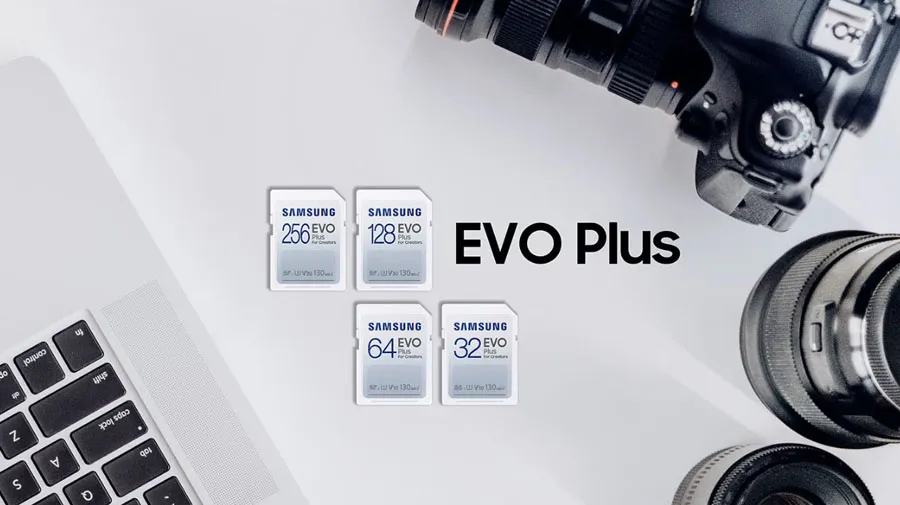 Karta Samsung SDXC EVO Plus 2021 256 GB V30 U3 UHS-I (130 MB/s)